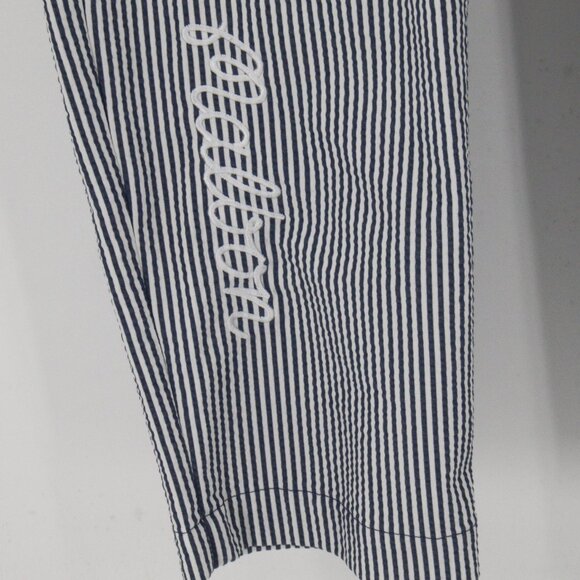 Malbon Golf x Nike Pant Mens 30 Dri-FIT UV Chino Striped Straight Leg Mid Rise - Picture 3 of 15